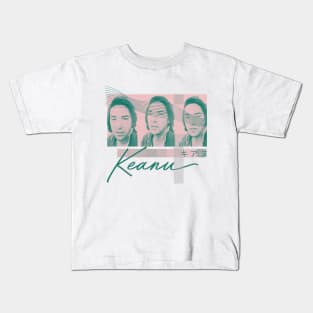 キアヌ KEANU REEVES Aesthetic Fan Design Kids T-Shirt